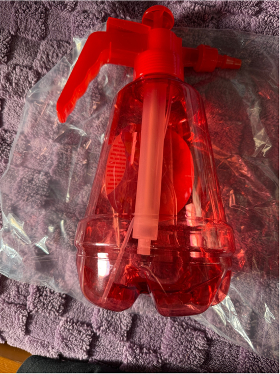 Unbranded Other - Water Bomb Bottle Balloon Pump Toy Red